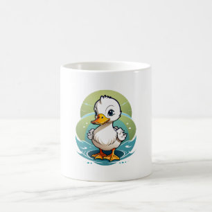 Weißente Kaffeetasse