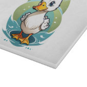 Weißente Schneidebrett (Ecke)