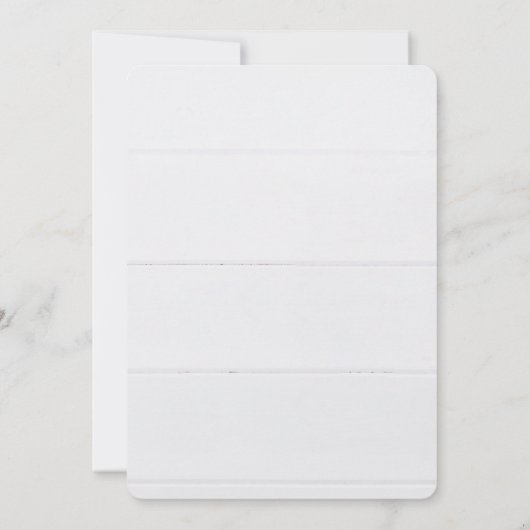 Weißer 35. Jubiläum Party Cosmos auf Weißholz Einladung (Rückseite)