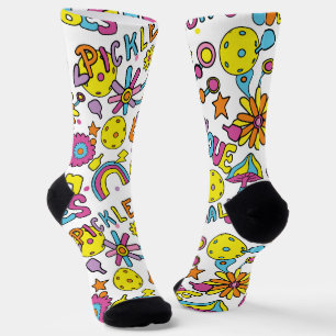 Weißer 90er Jahre für coole Pickleballer :) Socken
