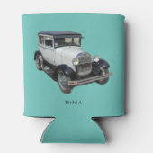 Weißer A Dosenkühler (Rückseite)