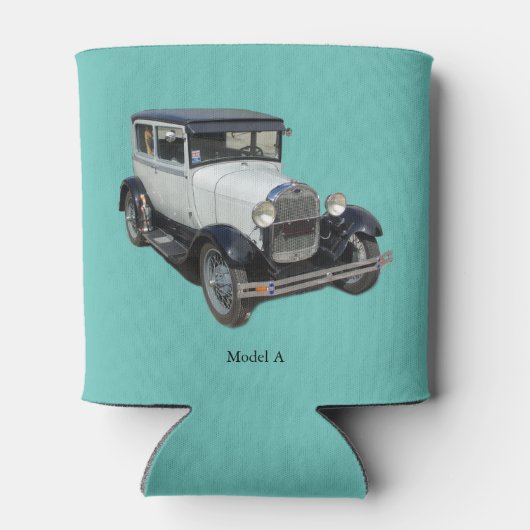 Weißer A Dosenkühler (Rückseite)