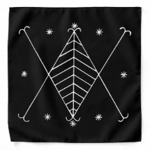 Weißer Abend des Ayizan auf schwarz