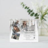 Weißer Abschluss zum Haushalt für schwarzes Foto (Stehend Vorderseite)