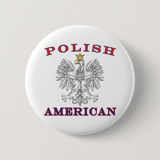 Weißer Adler Button (Vorderseite)