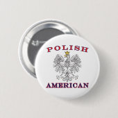 Weißer Adler Button (Vorne & Hinten)