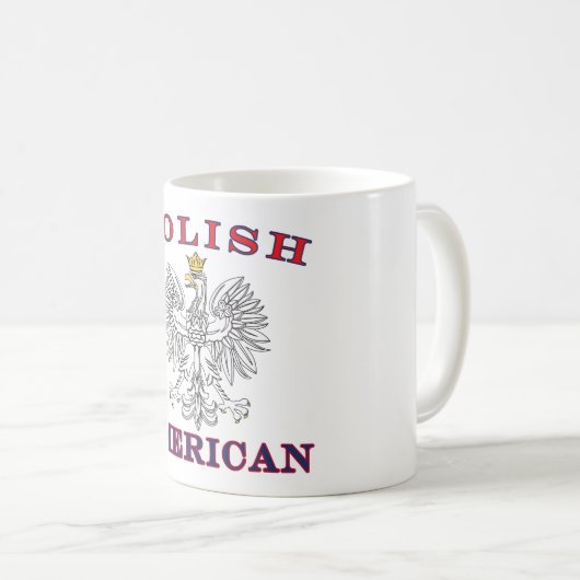 Weißer Adler Kaffeetasse (VorderseiteRechts)