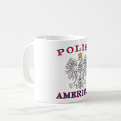 Weißer Adler Kaffeetasse (Vorderseite Links)