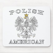 Weißer Adler Mousepad (Vorne)