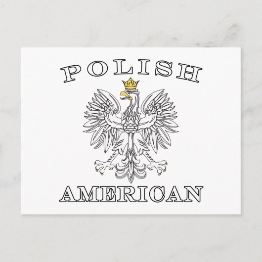 Weißer Adler Postkarte (Vorderseite)