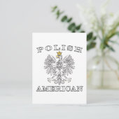 Weißer Adler Postkarte (Stehend Vorderseite)