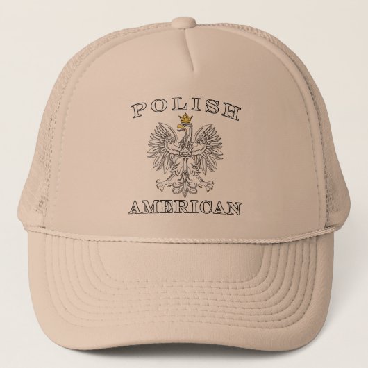 Weißer Adler Truckerkappe (Vorderseite)