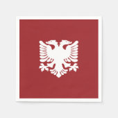 Weißer Adlerbuch Neapel Serviette (Vorderseite)