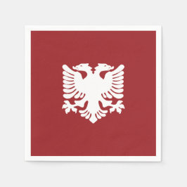 Weißer Adlerbuch Neapel Serviette