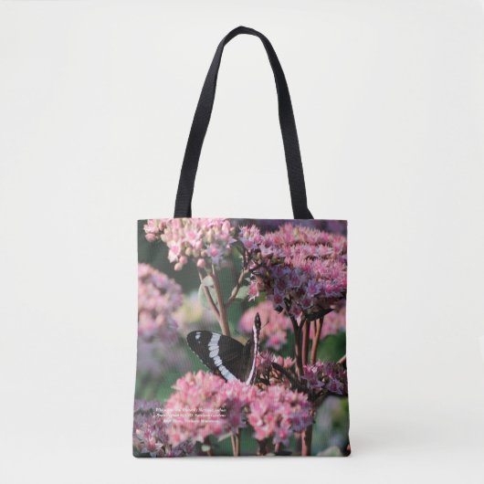 Weißer Admirals-Schmetterling Matrona Sedum Tasche (Vorderseite)