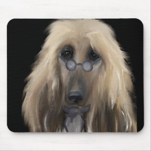 Weißer Afghane  Mousepad