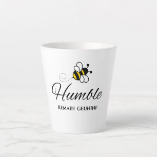 WEIßER AKZENT 12OZ LATTE MOTIVATIONSBIE NE BESCHEI MILCHTASSE