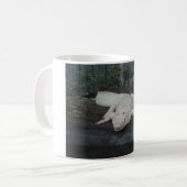 weißer Alligator Kaffeetasse (Vorderseite Links)