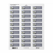 Weißer Amaryllis und Schnee I (Vorne)