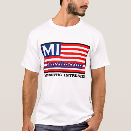 Weißer Ameritocracy T - Shirt (Vorderseite)
