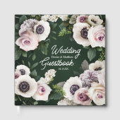 Weißer Anemon auf Smarald Gästebuch (Vorderseite)