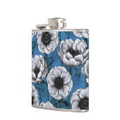 Weißer Anemongarten Flachmann (Links)