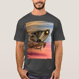 Weißer angelsächsischer Schmetterling T-Shirt