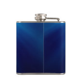 Weißer Anker mit Seegeschenken des Seil-| Flachmann (Rückseite)