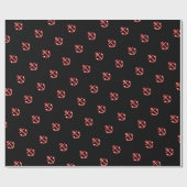 Weißer Ankerentwurf der Marine Geschenkpapier (Flach)