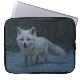 Weißer Arktische Fox Laptopschutzhülle