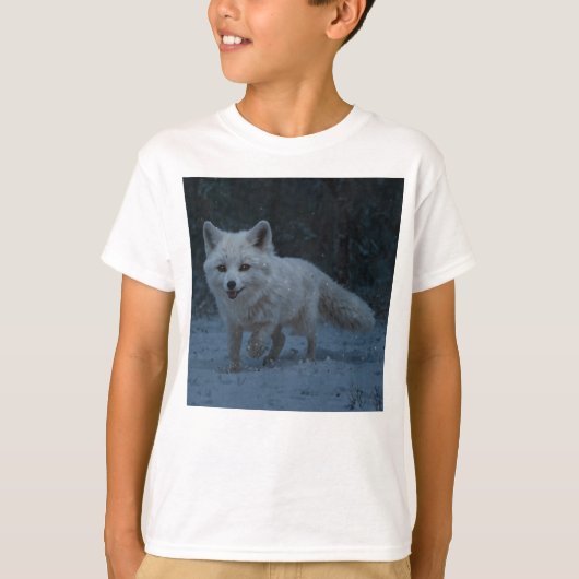 Weißer Arktische Fox T-Shirt (Vorderseite)