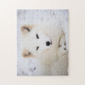 Weißer Arktische Fuchs Puzzle (Vertikal)