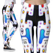 Weißer Astronaut WeltraumGirl Android Roboter Leggings