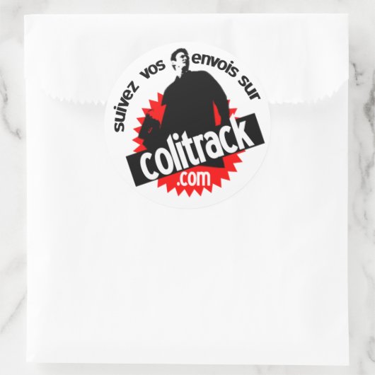 Weißer Aufkleber (Tasche)