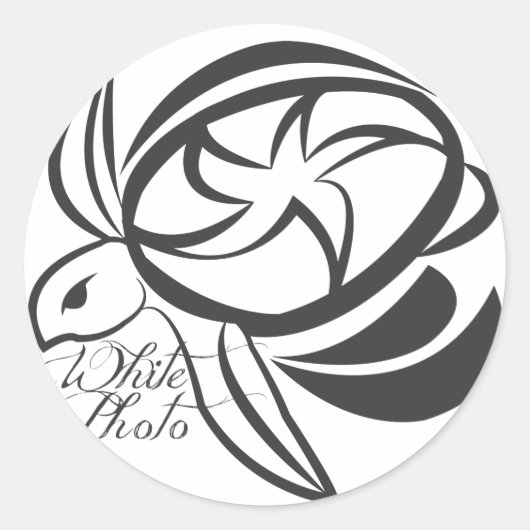 Weißer Aufkleber (Vorderseite)