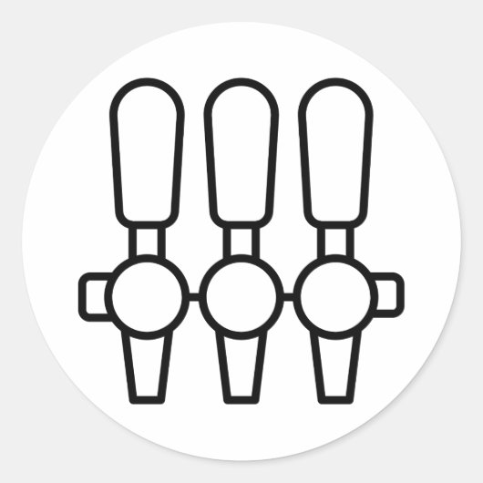 Weißer Aufkleber (Vorderseite)