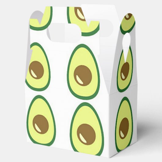 Weißer Avocado in Scheiben Geschenkschachtel (Geöffnet)