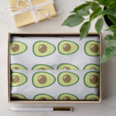 Weißer Avocado in Scheiben Seidenpapier (Geschenk)