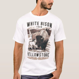 WEISSER BABY-BISON-PROPHEKT CALF VON YELLOWSTONE 4 T-Shirt