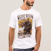 WEISSER BABY-BISON-PROPHEKT CALF VON YELLOWSTONE T-Shirt (Vorderseite)