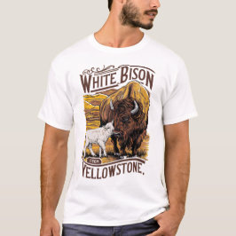 WEISSER BABY-BISON-PROPHEKT CALF VON YELLOWSTONE T-Shirt