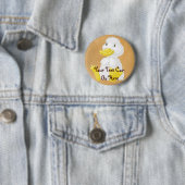 Weißer Babyentlein Knopf Button (Beispiel)