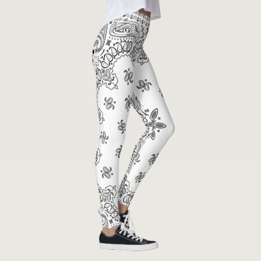 Weißer Bandana Leggings (Rechts)