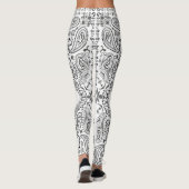Weißer Bandana Leggings (Rückseite)