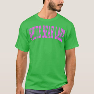 Weißer Bär Minnesota MN Vintage athletische Spur T-Shirt