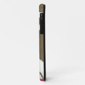 Weißer Bär mit Roter Nase, Mund und Ohren (Santa) Case-Mate iPhone Hülle (Hinten/Links)