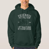 Weißer Bär, Yosemite Nationalpark im Freien Hoodie (Vorderseite)