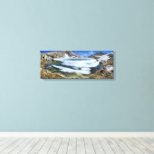 Weißer Bärensee gefroren - Sierra Leinwanddruck (Insitu (Holzboden))