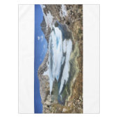 Weißer Bärensee gefroren - Sierra Tischdecke (Vorderseite)