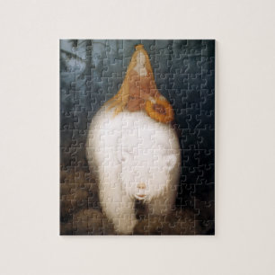 Weißer Bärn-König Valemon Puzzle